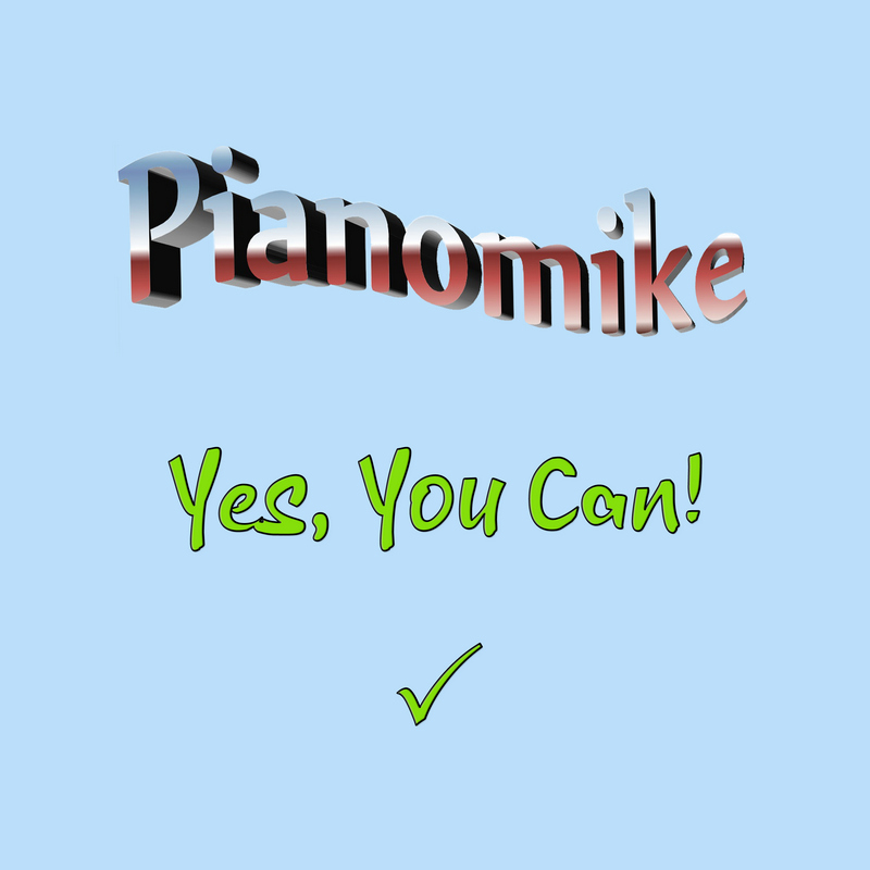 Pianomike album cover art Yes, You Can